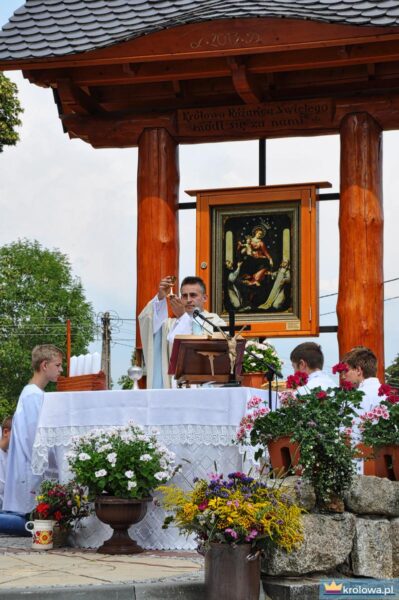 Mszę św. sprawował ks. Jacek Okarz
