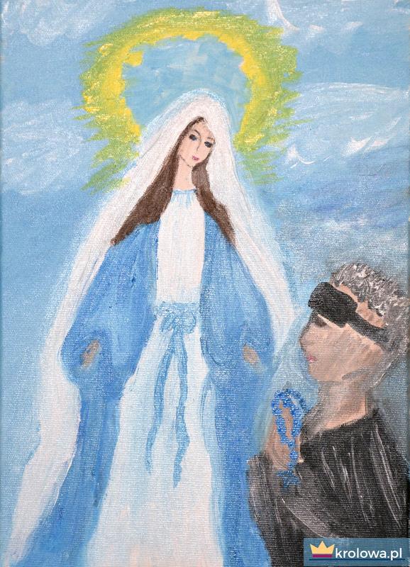 Rysunek Maryja i Muniek