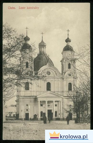 Archiwalne zdjęcie bazyliki w Chełmie