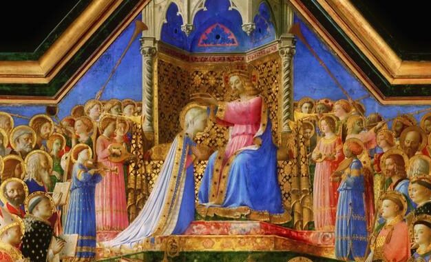 Fra Angelico, "Koronacja Maryi" 1434-1435 r.