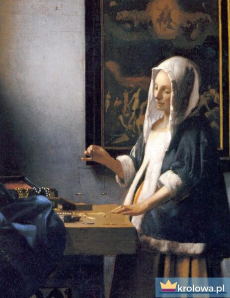 Ważąca perły (Jan Vermeer, 1662-63)