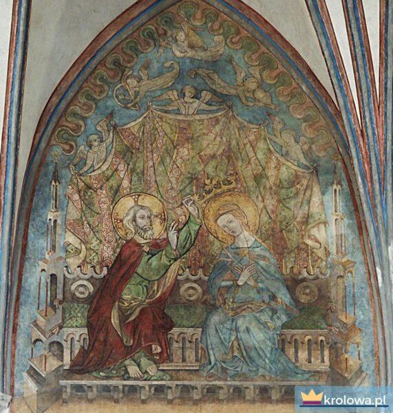 Koronacja Najświętszej Maryi Panny - dekoracja w Wielkim Refektarzu