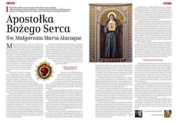 s. Urszula Dzielawska CMBB i Tomasz Parciński, Apostołka Bożego Serca Św. Małgorzata Maria Alacoque
