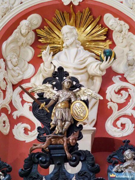 Fragment ołtarza głównego, kościół ojców franciszkanów w Poznaniu