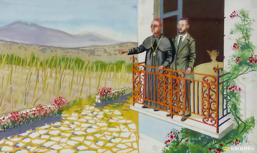 Biskup Formisano nakazuje Bartolowi zbudowanie kościoła