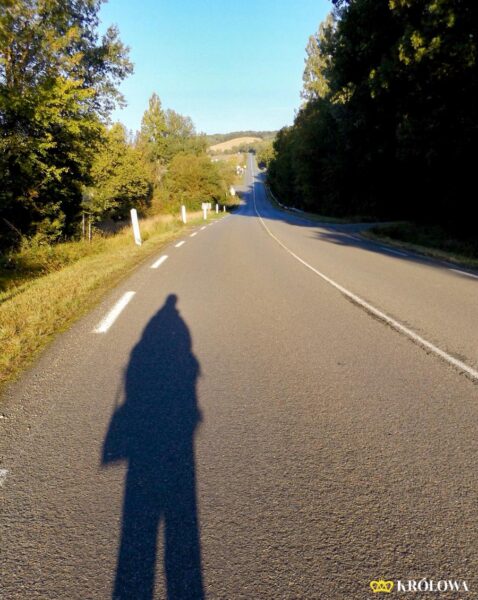 Krzysztof podczas jednej ze swoich pielgrzymek