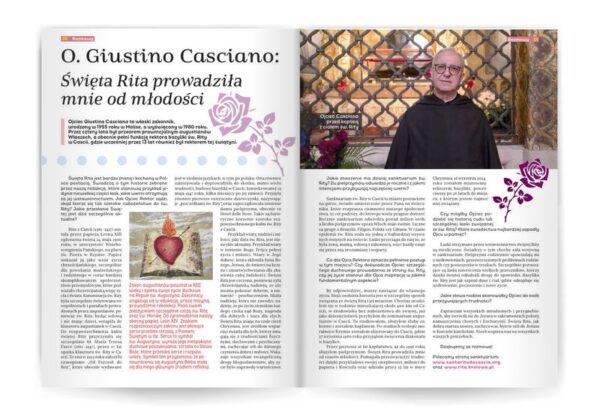 O. Giustino Casciano: Święta Rita prowadziła mnie od młodości, Królowa Różańca Świętego nr 76