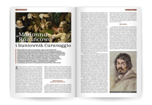 Madonna Różańcowa i buntownik Caravaggio, Królowa Różańca Świętego nr 76