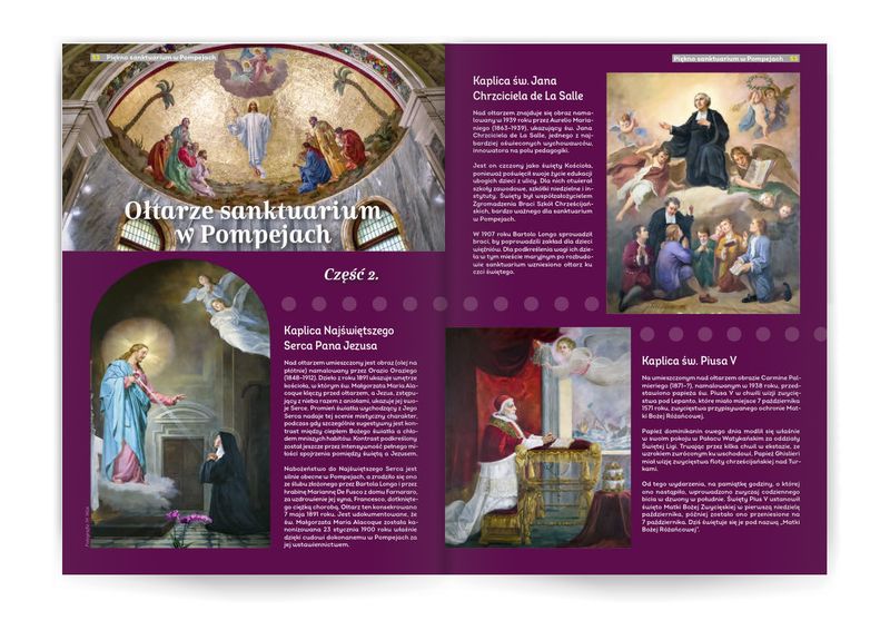 Ołtarze sanktuarium w Pompejach. Część 2