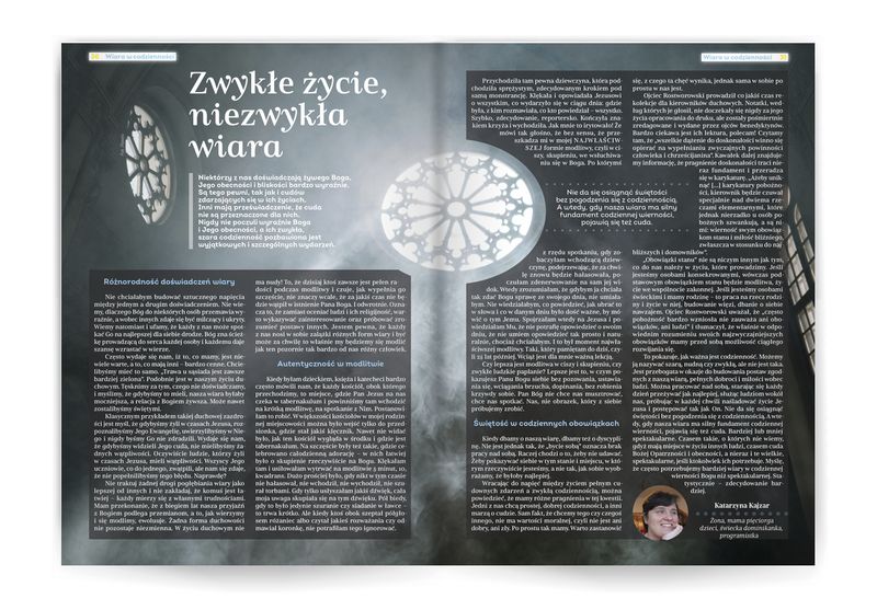 Zwykłe życie, niezwykła wiara