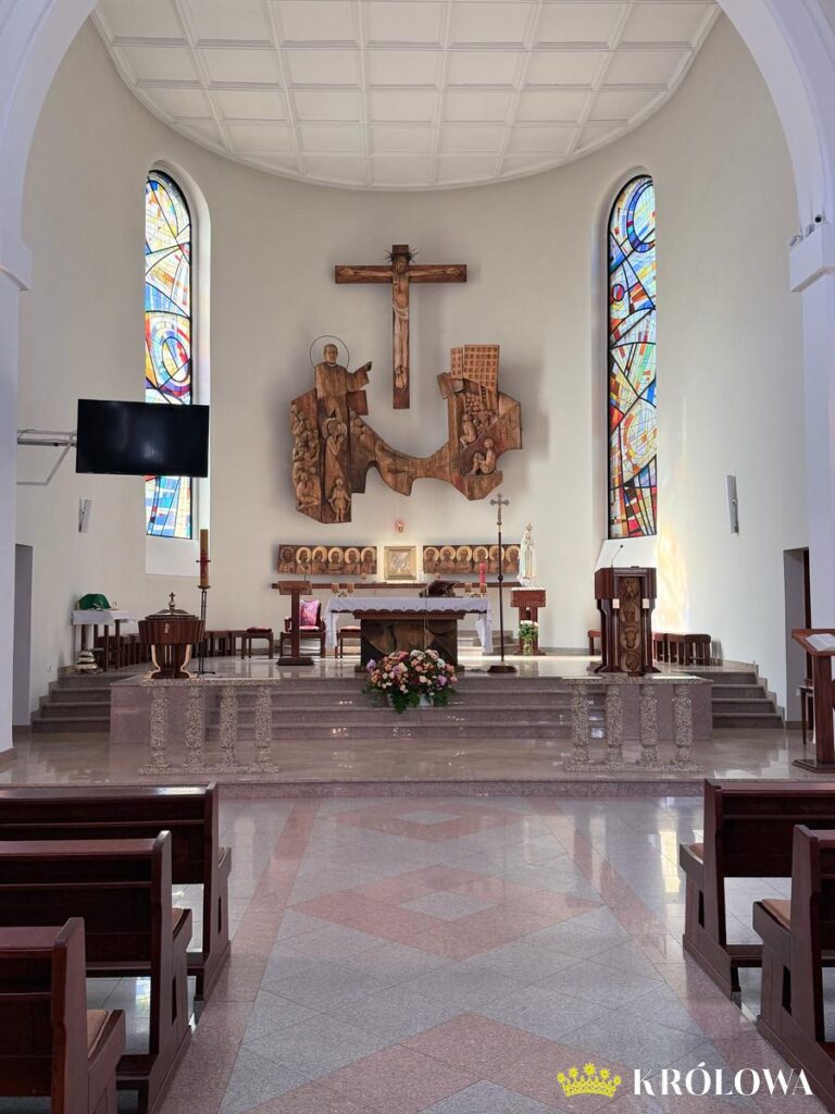 Ołtarz, przed którym zginął ks. Stanisław Streich