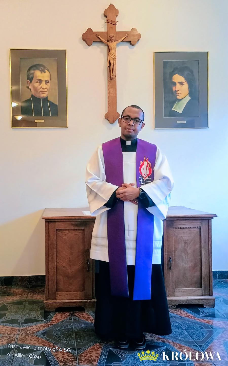 Pochodzący z Madagaskaru ojciec duchacz Odilon Barijaona