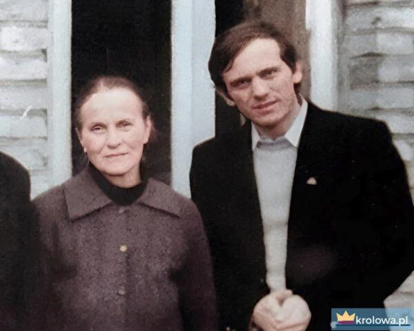 Rodzina Popiełuszków: Marianna Popiełuszko z synem Jerzym