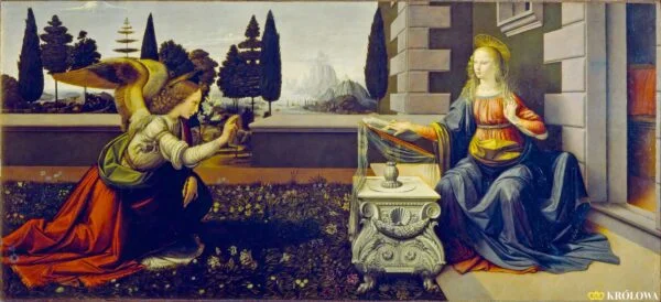 Zwiastowanie, Leonardo da Vinci, ok. 1472 r.
